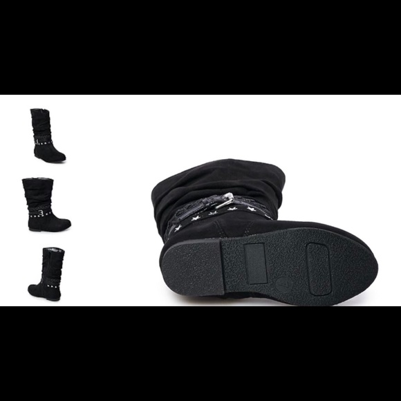 Toddler Girls Jumping Bean Tall Boots Zips on side - Picture 3 of 3